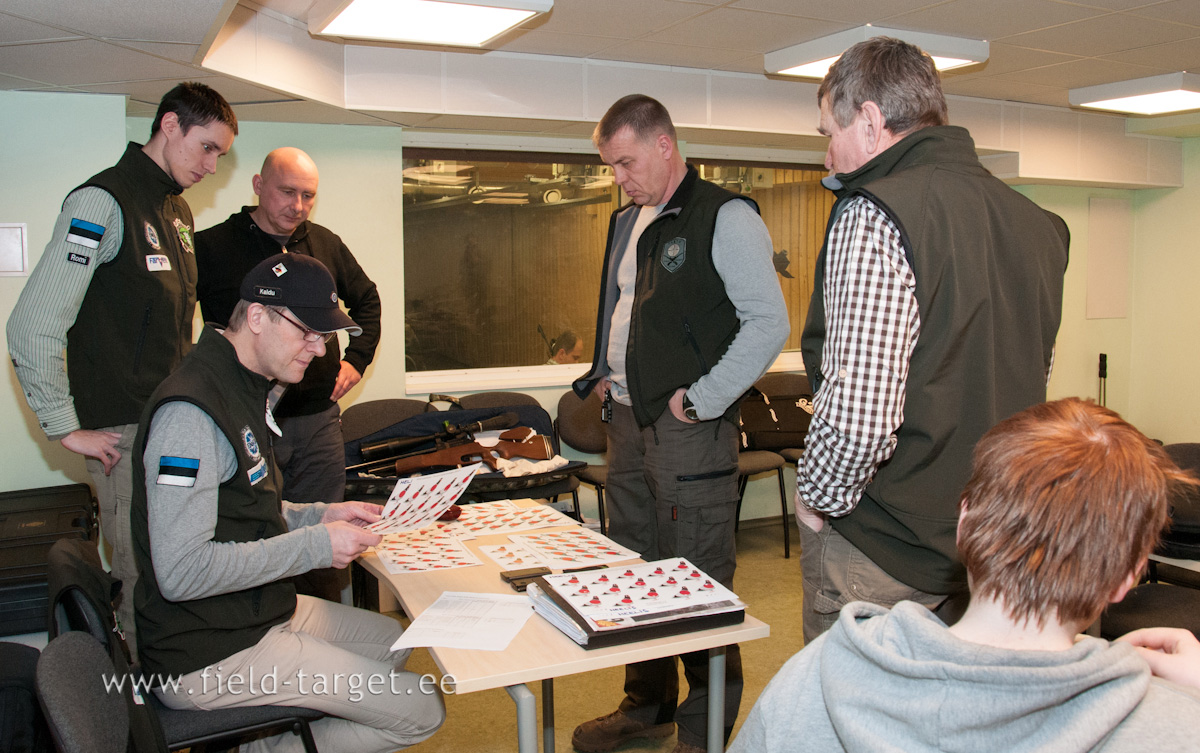 Kneeling results of the first group